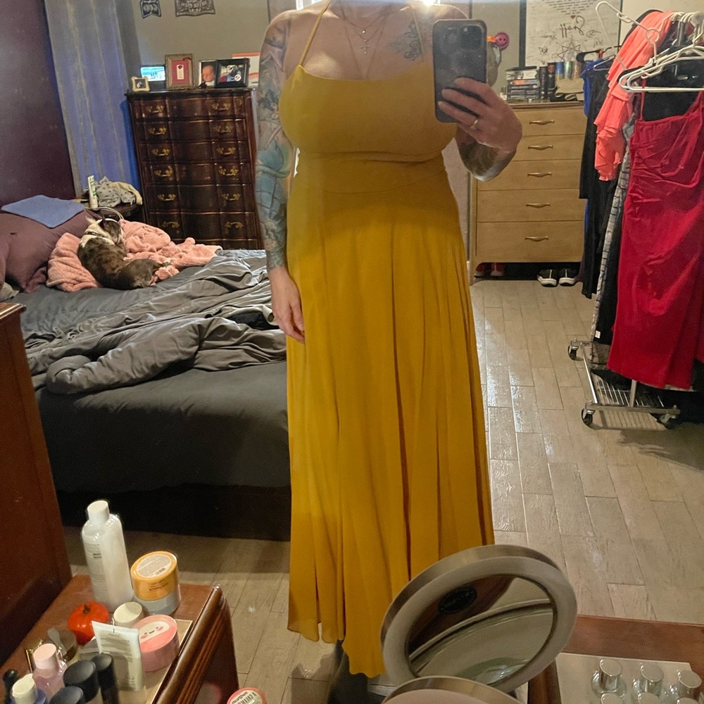 Mustard Yellow lulus maxi